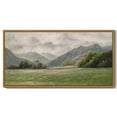 thumbnail image 3 of Drsoum 20x40in Natural Framed Landscape Vintage Large Canvas Wall Art Classical Prairie and Mountain Prints Farmhouse Kitchen Office Decor, 3 of 7