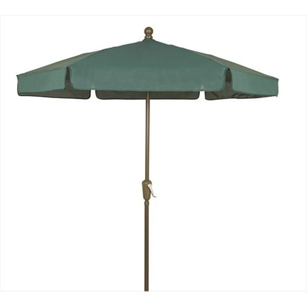 Garden Umbrella 7.5 Ft Forest Green