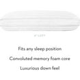 Z Convolution Gelled Microfiber with Convoluted Memory Foam Pillow