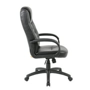 Boss Office Products Black Executive Leather High Back Chair