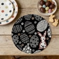 thumbnail image 4 of Weloille 36 Inch Round Linen Placemat, Easter Table Decoration for Festive Dining, 4 of 6