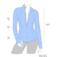 thumbnail image 7 of 90 Degree By Reflex Women s Lightweight, Full Zip Running Track Jacket, 7 of 7
