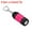 Bright Pink, variant on Uxcell 2.1" Mini Rechargeable LED Keychain Flashlight USB Charging Light Green
