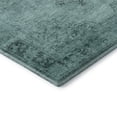 thumbnail image 4 of Addison Rugs Mayfield Washable Traditional Oriental Teal Rectangle Rug, 3' x 5', 4 of 6