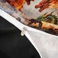 thumbnail image 4 of Metsweet Magic Dragon Twin Duvet Cover, Abstract Animal Twin Bedding, Red Blue Green,Black Reversible,2pcs,1 Duvet Cover and 1 Pillowcase, 4 of 6
