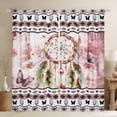thumbnail image 1 of YST Rideaux Attrape-Rêves Bohème pour Filles Femmes Rideaux Occultants Ombrés Rouges, Rideaux à Rayures Boho Aztèques & Draperies Chic Papillon Rideaux de Chambre, Traitements de Fenêtre Abstraits Esthétiques, 1 of 6