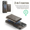 thumbnail image 3 of ELEHOLD Case for iPhone 15, 2 in 1 Detachable Leather RFID Blocking Wallet Case with Card Holder & Stand,Coffee, 3 of 10