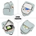 thumbnail image 5 of JIALIOU Mini Backpack Purse for Women Quilted Casual Daypack Small Travel Shoulder Bag, Mint Green, 5 of 7