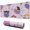Ballet Princess Girls, variant on Long Mouse Pads for Desk,Ballet Princess Girls Pattern Desk Mats on Top Of Desks, Desk Mouse Pad Extra Large with 3mm Non-Slip Base and Stitched Edge for Gaming,Office,Work,Home 31.5"x11.8"