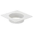 thumbnail image 1 of Unique Bargains 6Inch Duct Connector Flange ABS Plastic Air Outlet Inlet Hose Pipe Adaptor for Ventilation System, 1 of 4