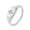 Silver, variant on Oval Cubic Zirconia Cross Rings for Men Women Stainless Steel Band Minimalist Symbolic Religion Jewelry Gold Plated Size 9