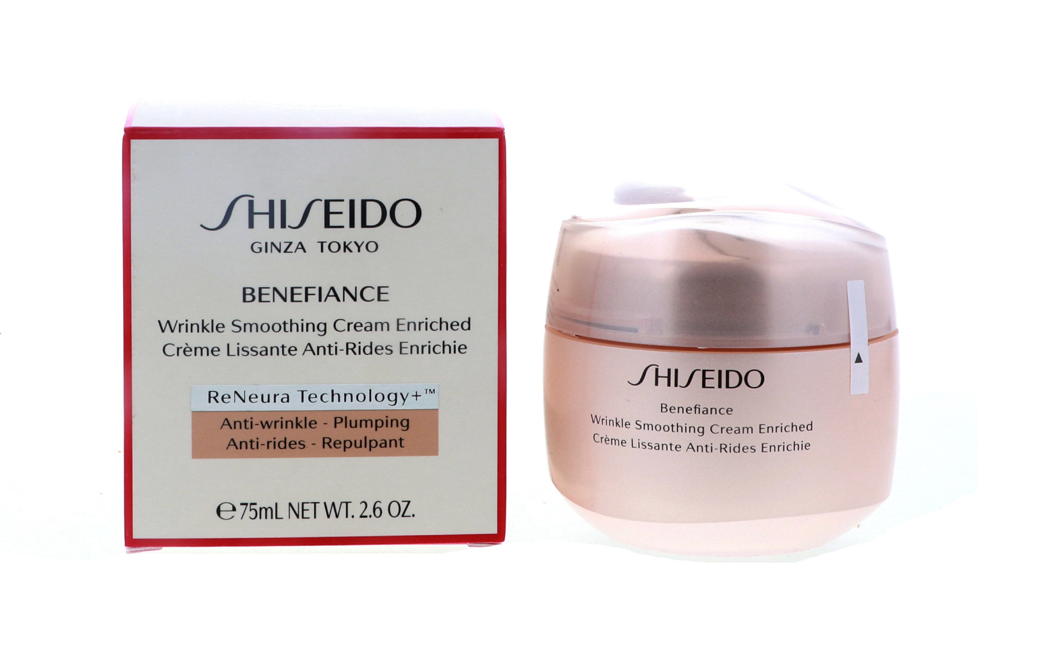 Shiseido Benefiance Wrinkle Smoothing Cream Enriched, 2.6 oz