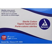 Cotton Swabs Sterile 3 Inch 200 Pkgs of 2