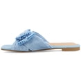thumbnail image 3 of Journee Womens Serlina Slide Flat Sandals, Widths Available, 3 of 10