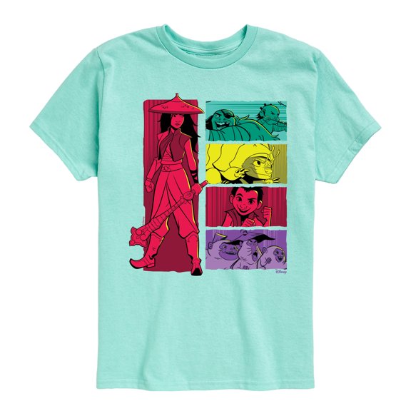 Disney - Raya and the Last Dragon - Raya And Friends - Youth Short Sleeve Graphic T-Shirt