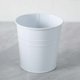 thumbnail image 1 of Xiao Hua Cubo de hierro para flores, cubo de hierro simple, mini maceta de hierro, maceta artística para suculentas, cubo de metal, maceta para jardinería doméstica (blanca), 1 of 5
