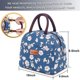 thumbnail image 3 of Bolsa de almuerzo para mujeres y hombres con aislamiento para adultos, bolsa de mano reutilizable para el trabajo, picnic, escuela o viajes (Gloria de la mañana), 3 of 5