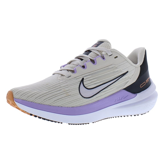 Nike Air Winflo 9 Womens Shoes Size 5, Color: Light Orewood Brown/White/Off Noir