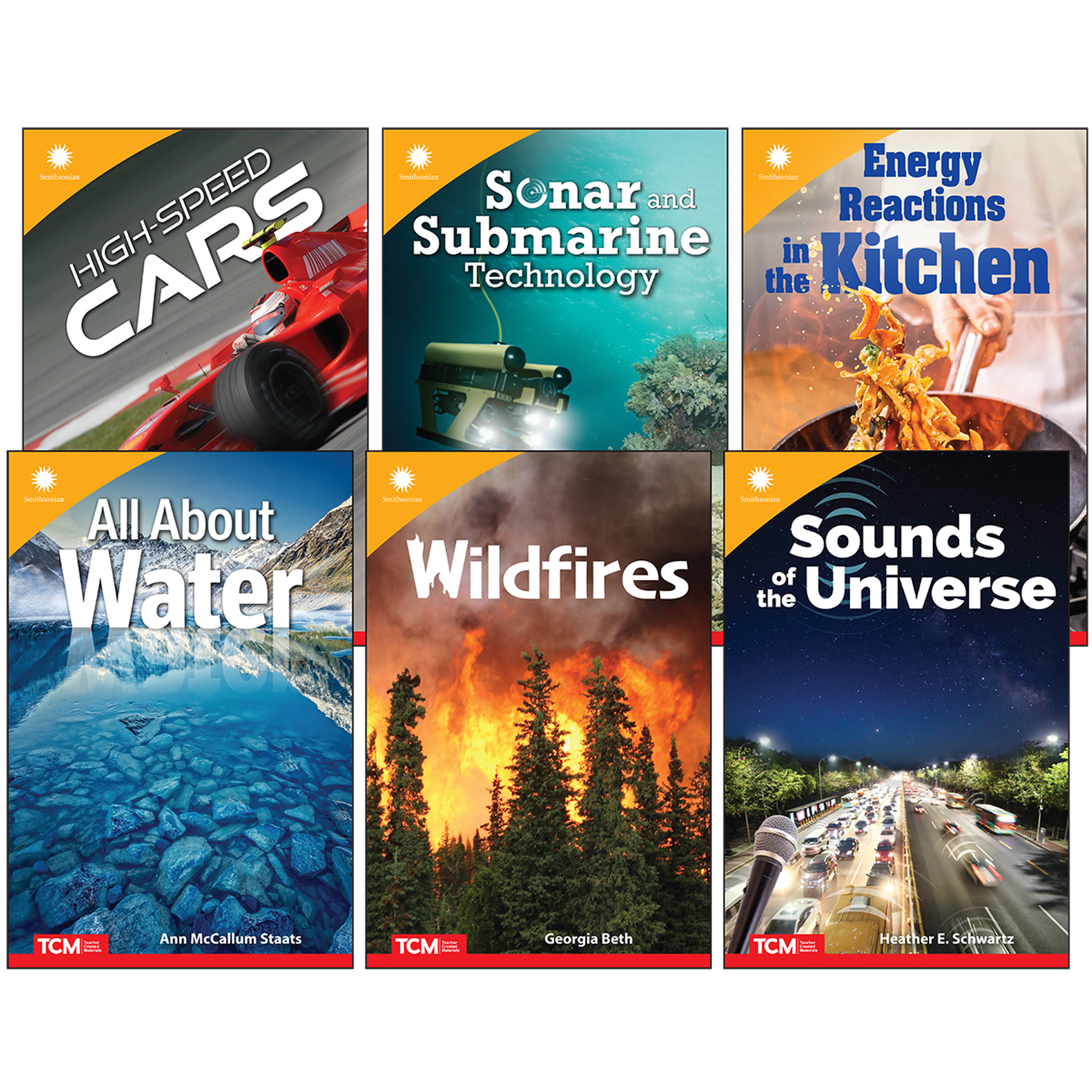 Smithsonian STEAM Physical Science Informational Text for Middle School 6-Book Set