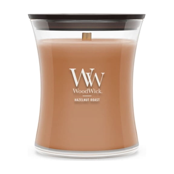 WoodWick Hazelnut Roast Medium Hourglass Candle