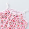 thumbnail image 4 of mgoYE 2Pcs Baby Girls Outfits 0 6 12 18 24 Months 2T 3T 4T Floral Tops Sleeveless Tank Tops Shorts Size 1-2 Years, 4 of 9