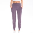 thumbnail image 1 of Pantalones deportivos de mujer con bolsillos con cremallera, de cintura alta, para entrenamiento deportivo y yoga, para mujer, 1 of 5