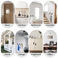thumbnail image 3 of Ganchos de pared plegables HLZQPFJW de aleación de zinc, 2 piezas, negro, 3 of 8