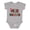 AC-Heather Grey, variant on Feliz Navidad Boys or Girls Baby Bodysuit