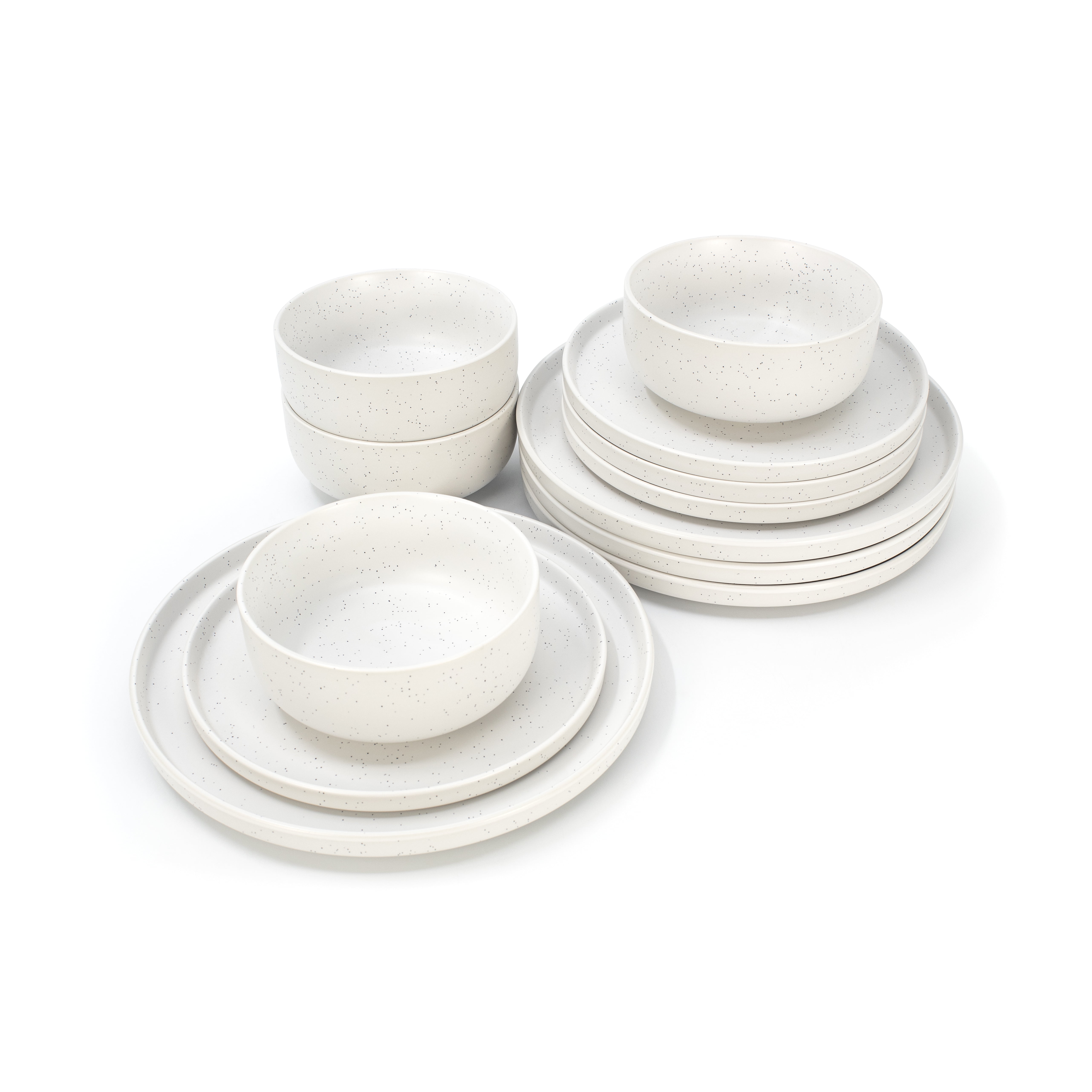 Sabatier Luna 12pc Dinnerware set, white
