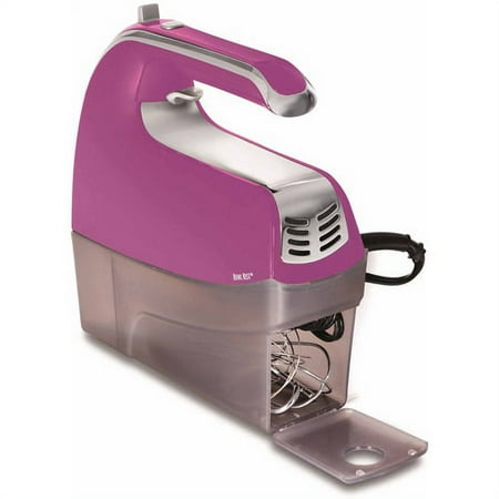 Hamilton Beach - 6 Speed Performance Hand Mixer with Snap-On Case - fuchsia