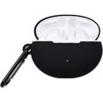 thumbnail image 1 of Funda de transporte de silicona para auriculares Compatible con Freebuds 4i, funda portátil antirrayas con gancho (negro), 1 of 1