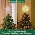 thumbnail image 5 of Christmas Star Tree Topper - Plug in Christmas Tree Ornament with LED for Christmas Home Decoration (Warm White), 5 of 9