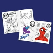 Spider-Man Draw and Play Desk by Delta Children – Includes 10 Markers and Coloring Book, Blue