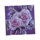thumbnail image 1 of Kit de Pintura de Diamante 5D DIY con Forma de Flor, de Imitación, , Artesanía, Decoración de Pared, 25x25cm Púrpura, 1 of 9