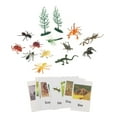 thumbnail image 3 of Juguete Montessori CUTICAT figuras De Animales clasificación materiales De insectos, 3 of 8