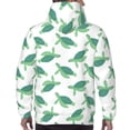 thumbnail image 7 of Naloa Sea Turtle Men's Casual Hooded Collar Drawstring Hoodies Pullover Sweatshirts Casual Long Sleeve Shirts-Small, 7 of 7