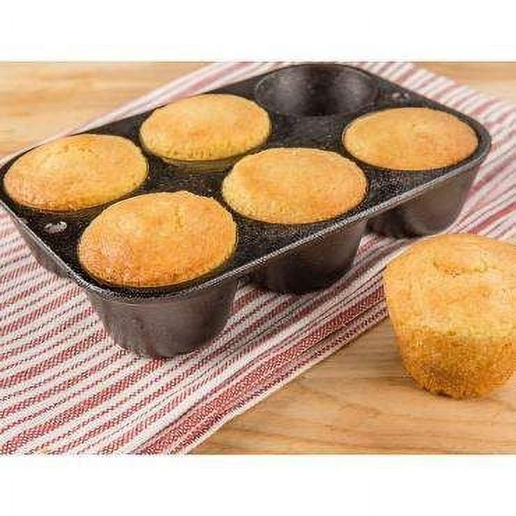  Lodge L5P3 Cast Iron Cookware Mini Muffin/Cornbread