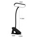 thumbnail image 4 of Luz de libro recargable USB, luz de lectura de libro LED regulable personal con clip en el cabecero, para niños, lectura de luz nocturna para niñas en la cama Zhivalor  OTTO-223391-2, 4 of 6