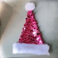 thumbnail image 5 of Rotm Funny Christmas Hats Christmas Hat, Santa Hats for Adults & Ki'ds Comfort Extra Thicken Holiday Xmas Hat for New Year Festive Party Hot Pink,One Size, 5 of 5