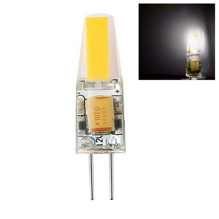 

2pcs Dimmable Mini 3/6W DC/AC 12V G4 LED Lamp 6W COB Bulbs Halogen Light 360 Beam Angle Lights WHITE 2PCS 6W