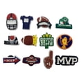 thumbnail image 2 of Serie Super Bowl, zapatos de rugby, zapatos con agujeros, accesorios para zapatos, flores, zapatos de jardín, hebillas para zapatos, accesorios para zapatos extraíbles, 2 of 5