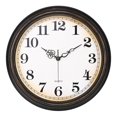 thumbnail image 1 of Reloj de pared Yoiolclc grande de 40 cm, vintage, silencioso, que no hace tictac, 1 of 8