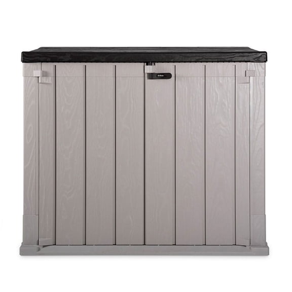 Toomax Stora Way All Weather XL 5' x 3' Storage Shed Cabinet, Taupe
