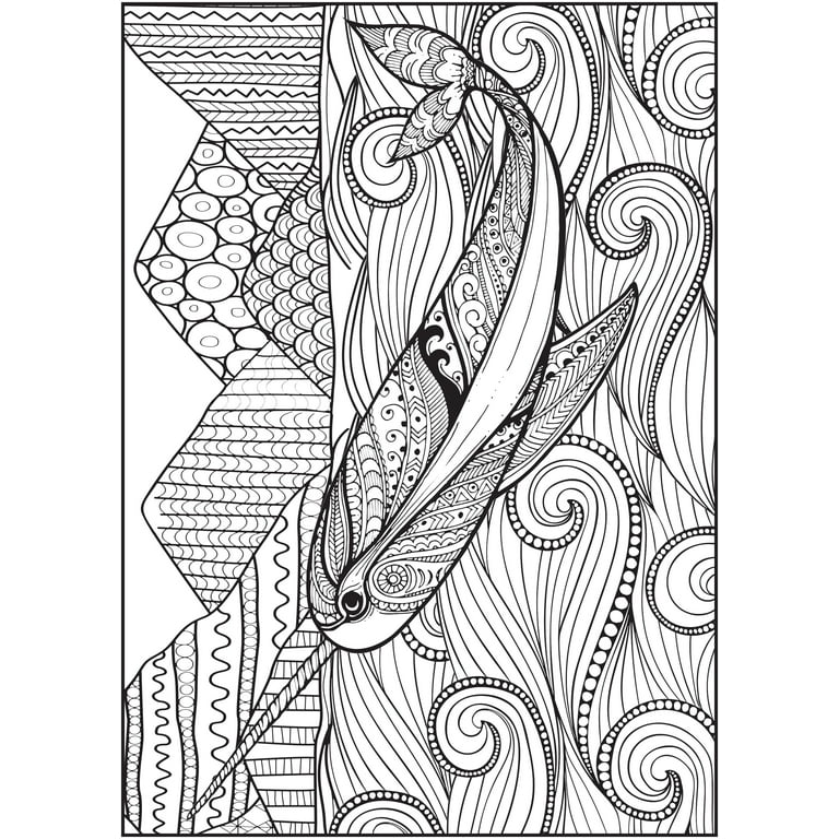 Cra-Z-Art: Timeless Creations, Splash of Color Adult Coloring Book