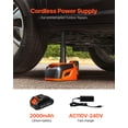 thumbnail image 2 of KFFKFF Electric Car Jack, Capacity of 5 Tons/11000 lbs, Modifiable Electric Lift with Superior Weight Endurance, LED Illumination & Remote Operated, Compact Jack Set for Sedan, SUV, Truck, 2 of 9