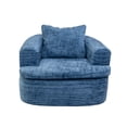 thumbnail image 4 of Sofa individual Comprimido Minimalista para Recamara, Sala u oficina 87 x 70 x 65 cm Kumo Azul, 4 of 17