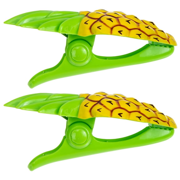 2 Pcs Lounger Bucket Towel Clip Pineapple Shaped Clips Baby