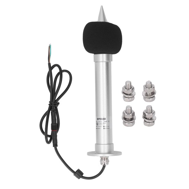 Sensor de ruido Transmisor Sondas de alta precisión Polo largo 20-200DB RS485 Sensor detector de nivel de ruido para exteriores 12-24V