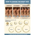 thumbnail image 5 of PROSTEEL Bold Chunky Hoop Earrings for Women Gold Plated Stainless Steel 60MM Hypoallergenic Round Hoops for Mom Daughter Christmas Birthday, 5 of 8