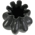 thumbnail image 6 of DecMode 10", 8"H Abstract Tulip Shaped Black Resin Vase, Set of 2, 6 of 12